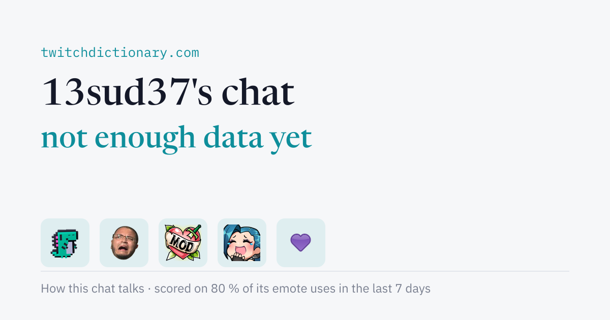 13sud37's chat personality card