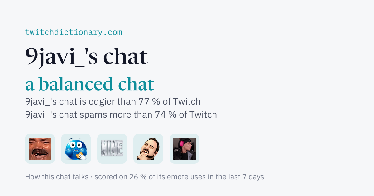 9javi_'s chat personality card