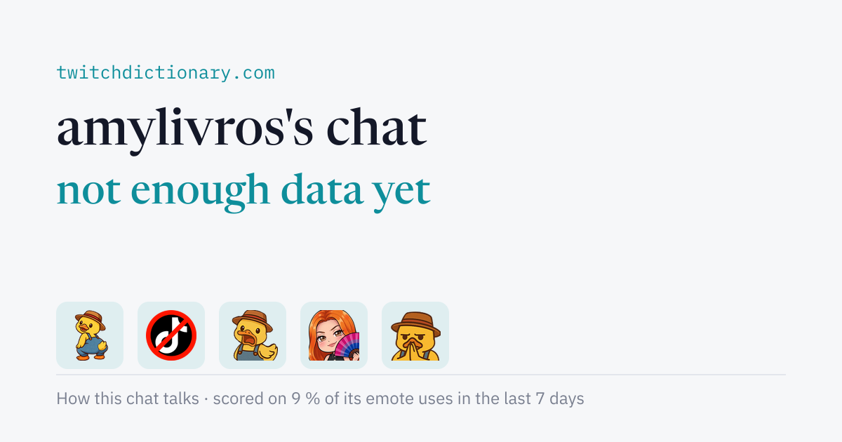 amylivros's chat personality card