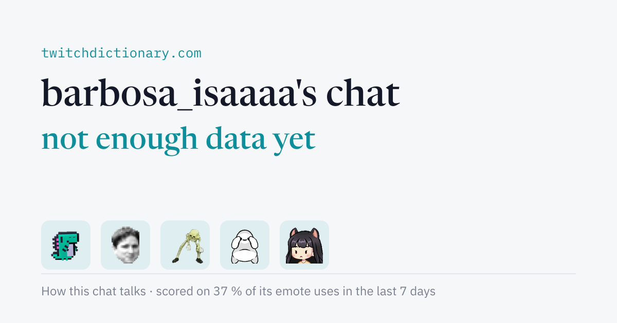 barbosa_isaaaa's chat personality card