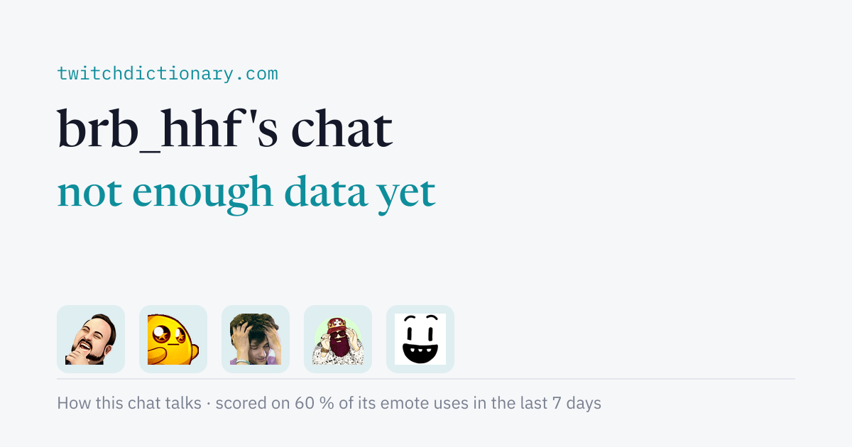 brb_hhf's chat personality card
