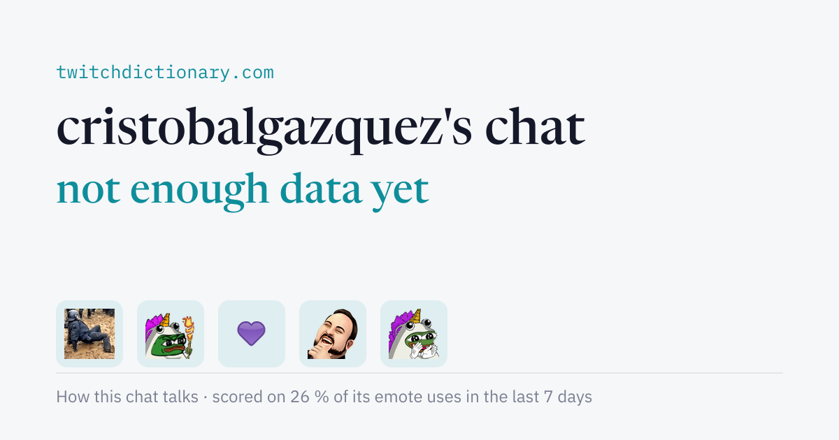 cristobalgazquez's chat personality card