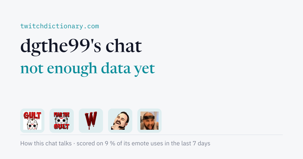 dgthe99's chat personality card