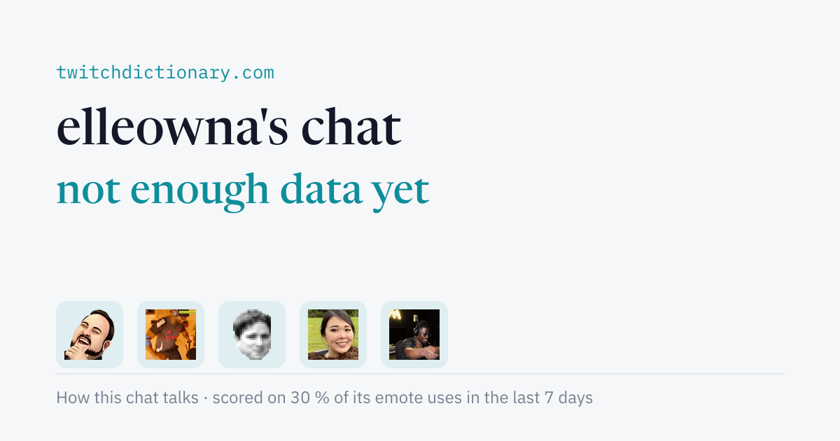 elleowna's chat personality card