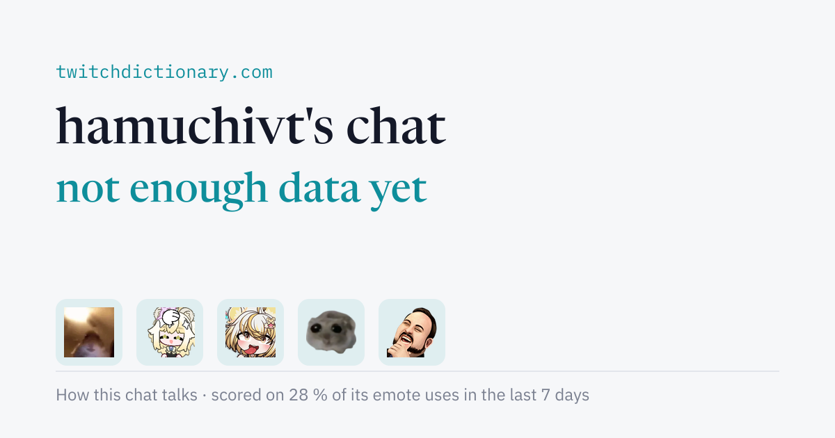 hamuchivt's chat personality card