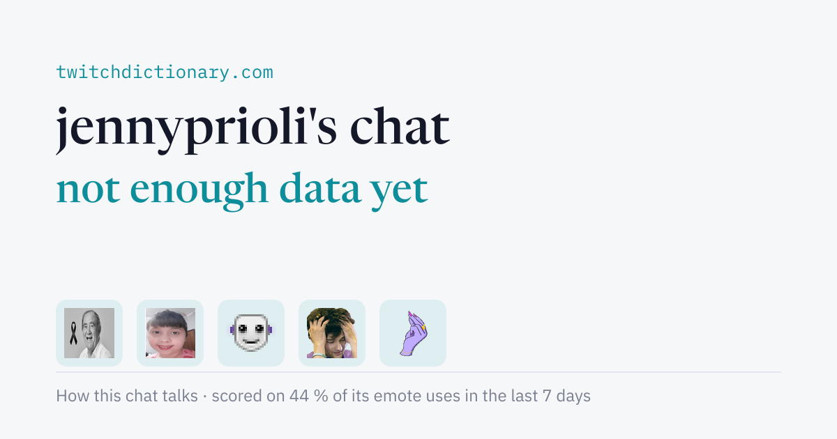 jennyprioli's chat personality card