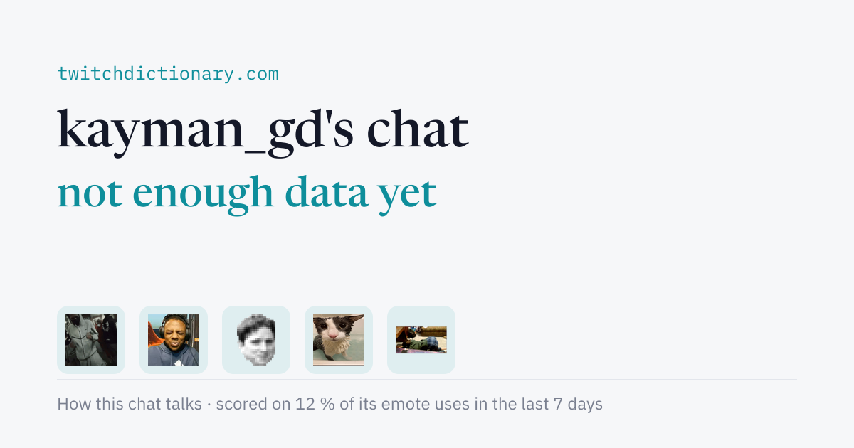 kayman_gd's chat personality card