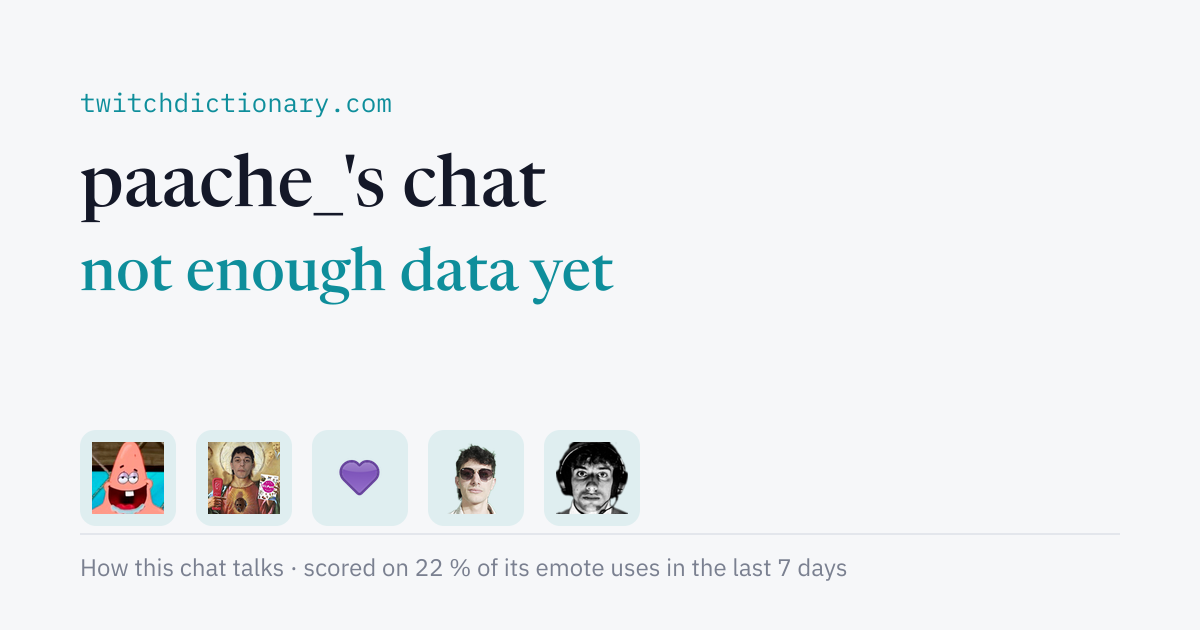 paache_'s chat personality card