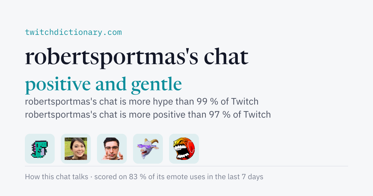 robertsportmas's chat personality card