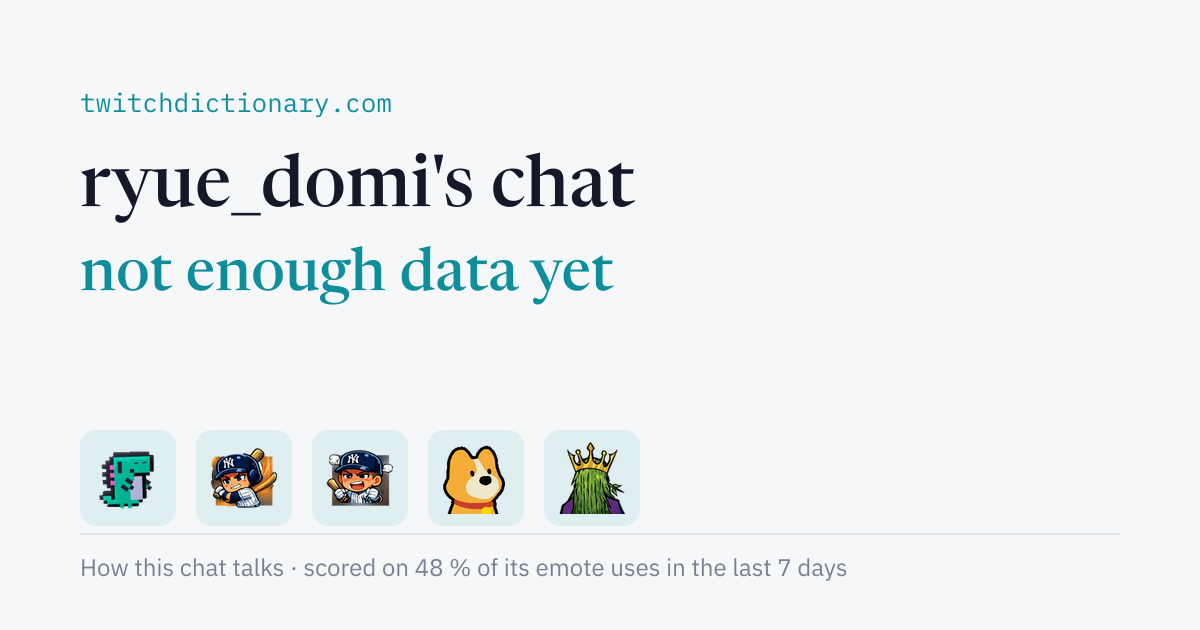 ryue_domi's chat personality card