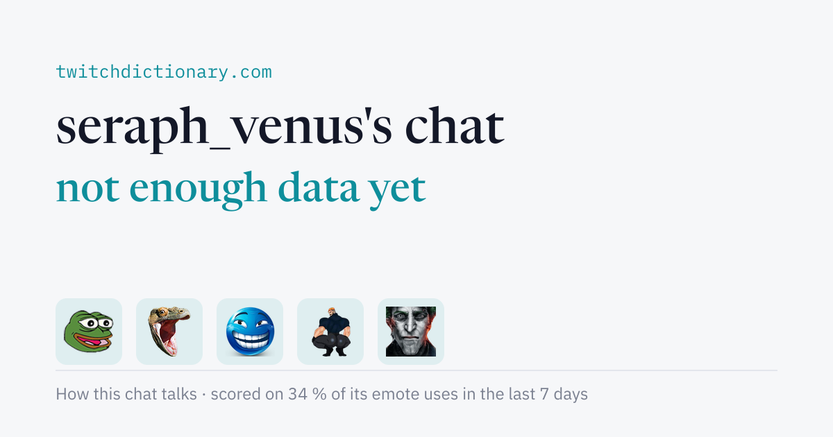 seraph_venus's chat personality card