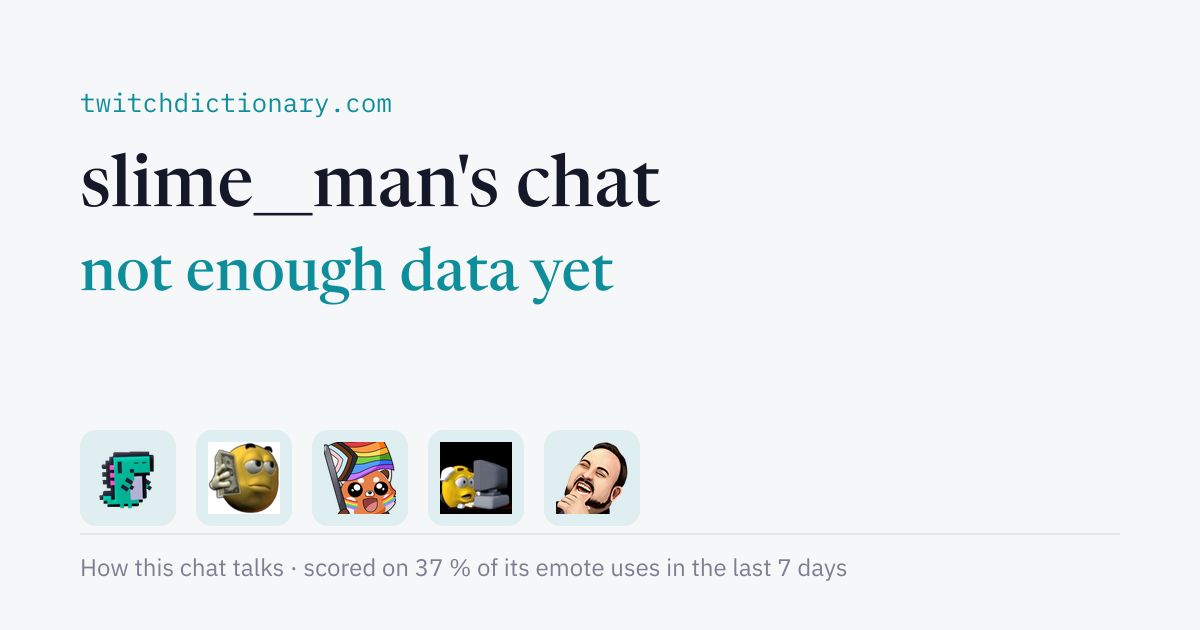 slime__man's chat personality card