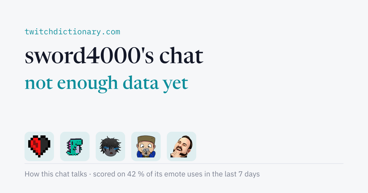 sword4000's chat personality card