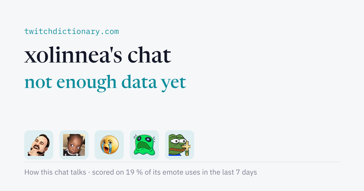 xolinnea's chat personality card