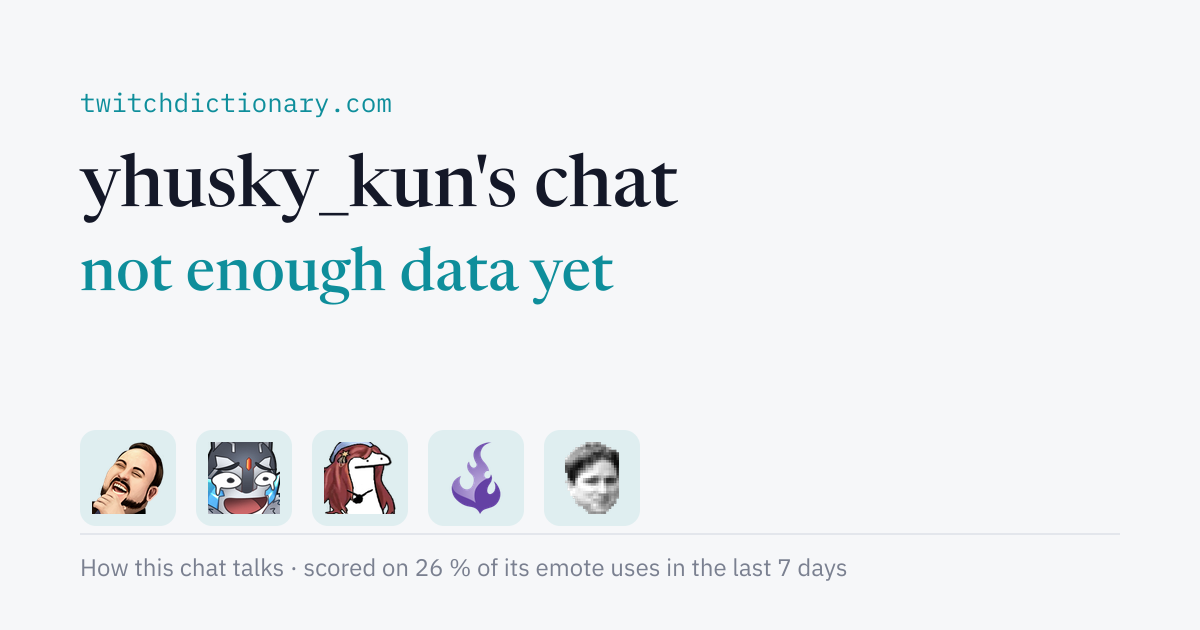 yhusky_kun's chat personality card